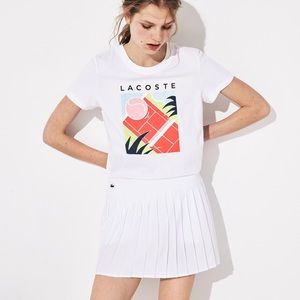 Lacoste Technical Solid Pleated Tennis Skirt